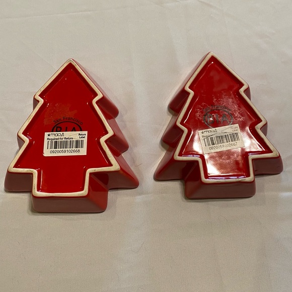 2 BIA San Francisco red tree dishes. - Picture 4 of 4